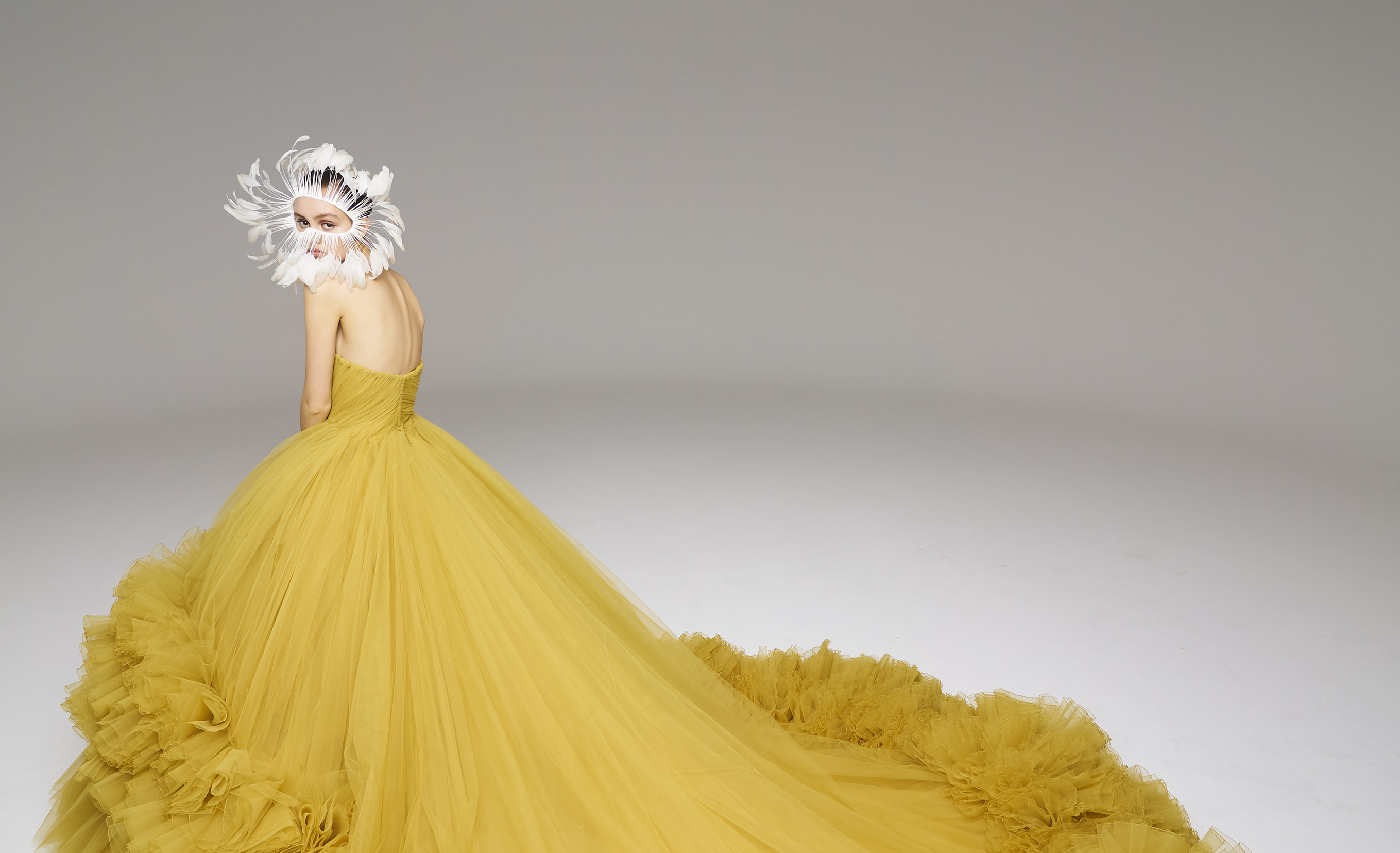 giambattista valli yellow dress