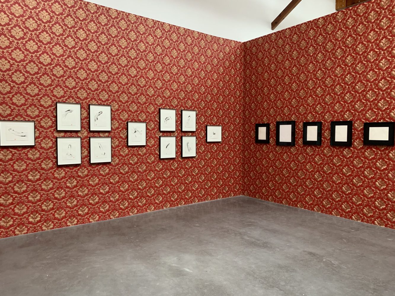 Installation view of Pablo Soler Frost's "Drawing Room"