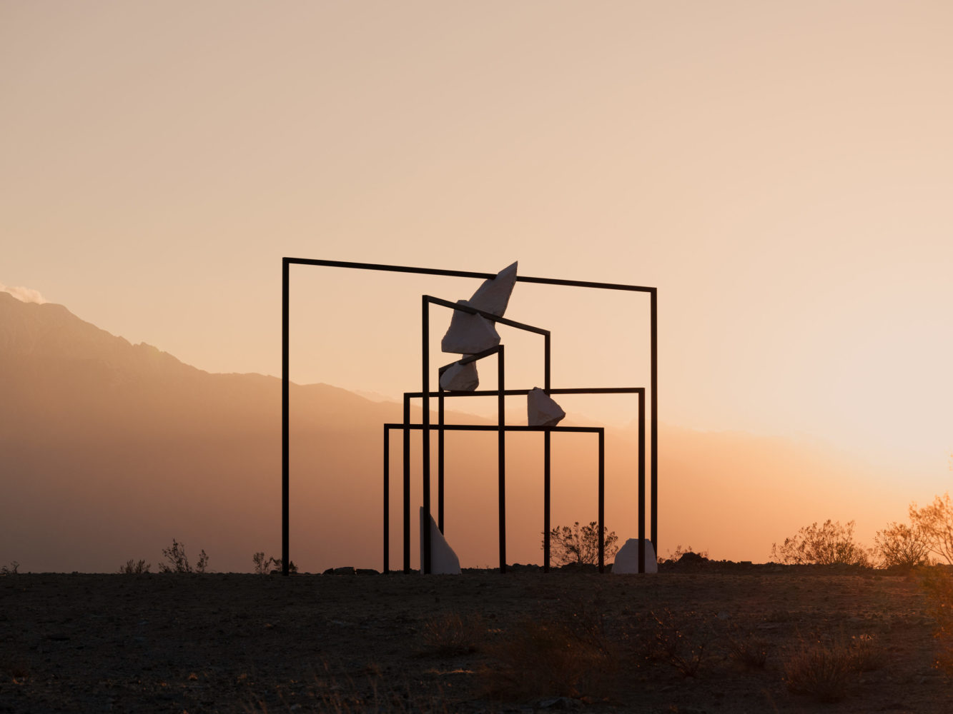Desert X installation view of Alicja Kwade