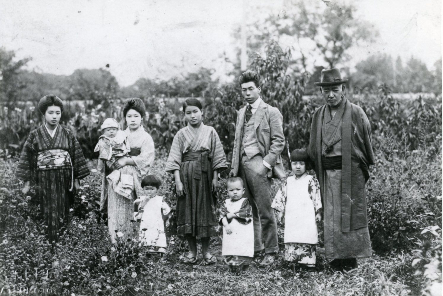 Yayoi Kusama with her family, courtesy of the artist.