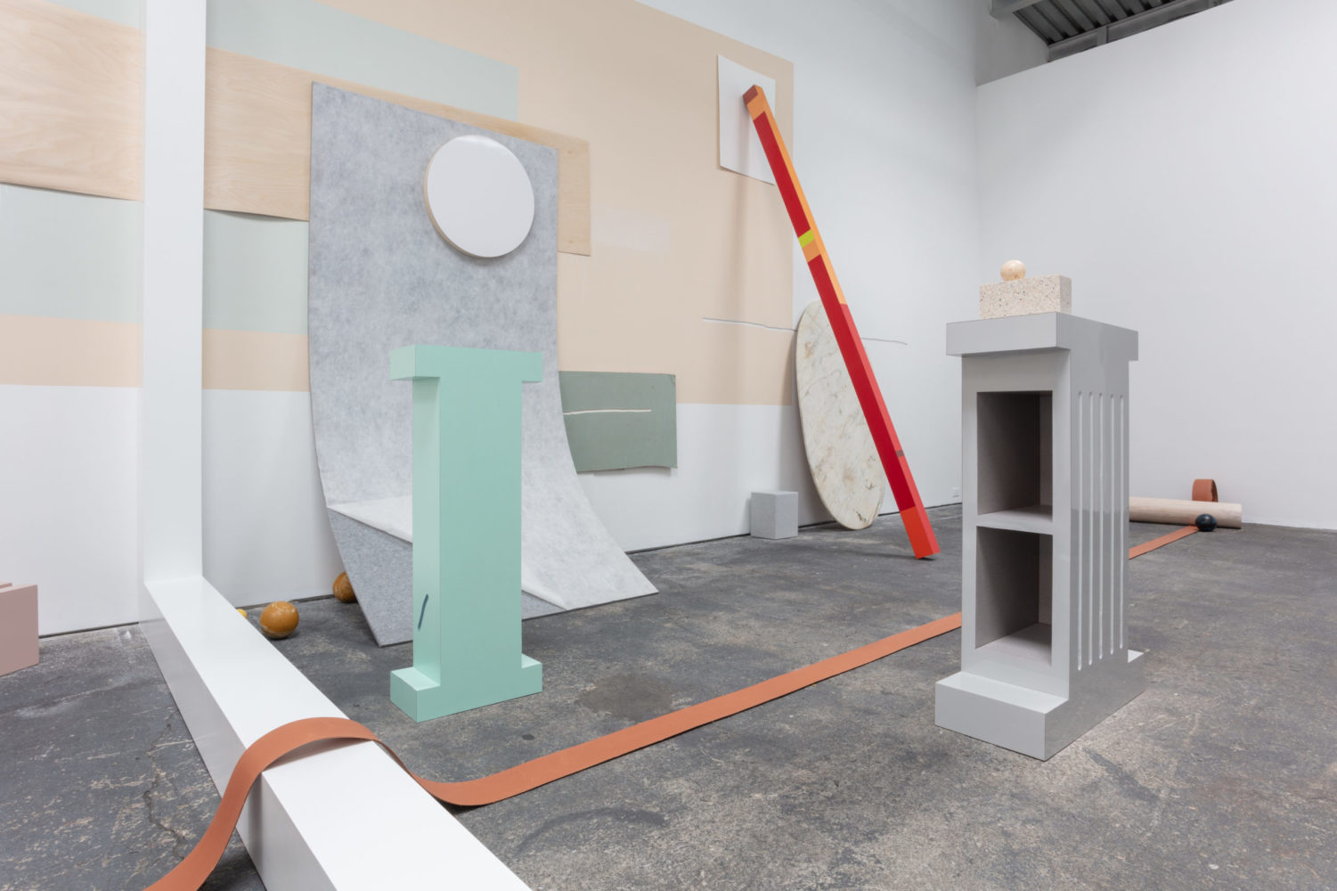 Installation view, "Katie Bell: ARENA," courtesy of Spencer Brownstone Gallery.