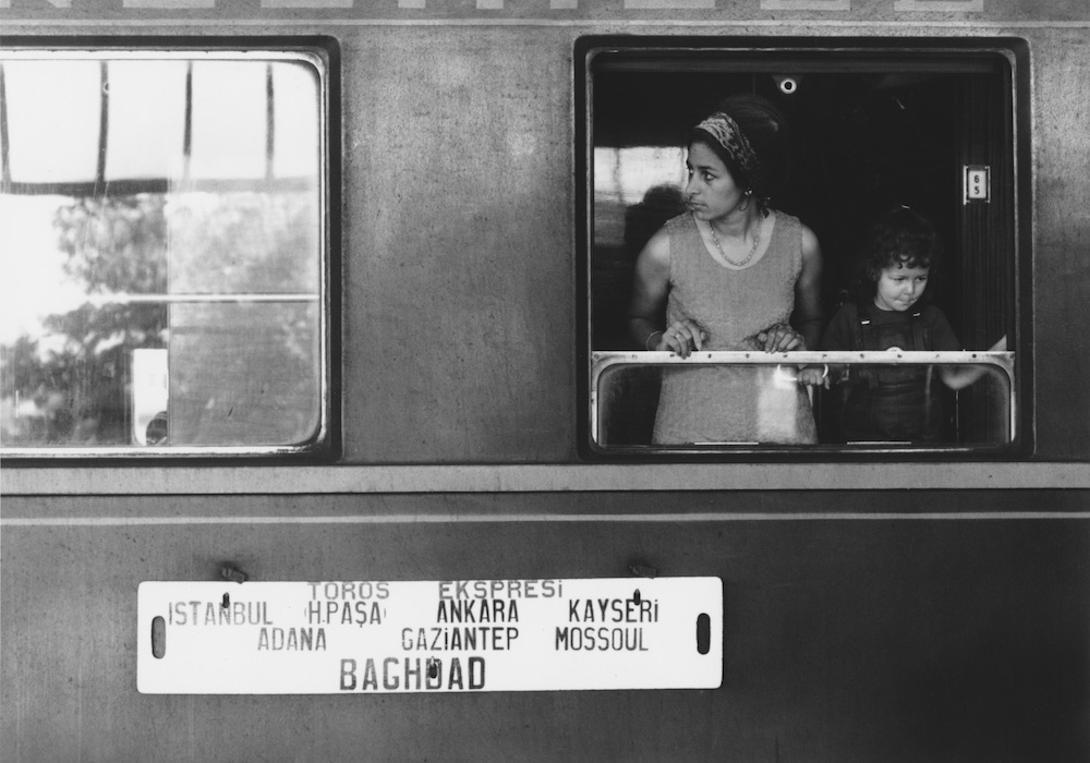 "Passengers on the Taurus-Express train to Baghdad," 1969. Courtesy to Orient Express Endowment Fund.