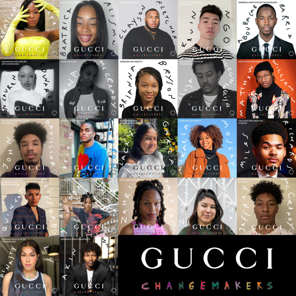 GUCCI CHANGEMAKERS COLLAGE