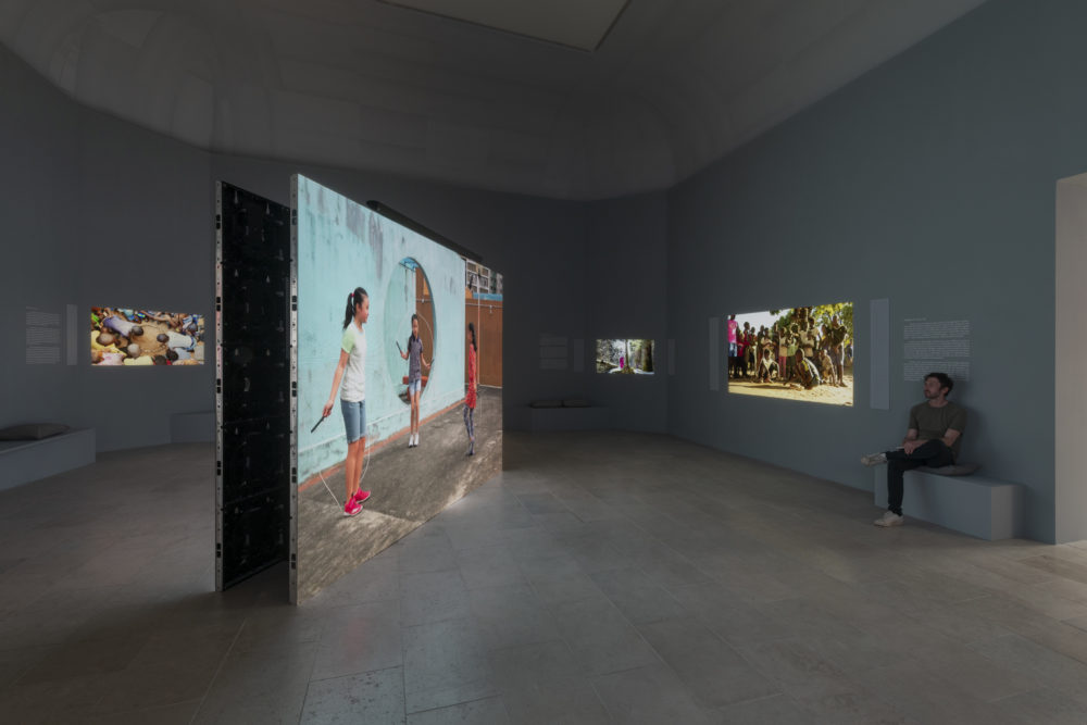 Installation view of “The Nature of the Game,” Francis Alÿs, Belgium Pavilion, 2022; © Francis Alÿs, photo by Roberto Ruiz, courtesy of the artist.Installation view of “The Nature of the Game,” Francis Alÿs, Belgium Pavilion, 2022; © Francis Alÿs, photo by Roberto Ruiz, courtesy of the artist.