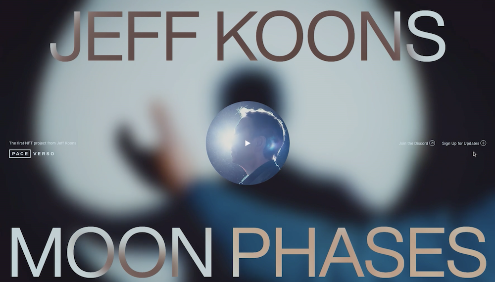 Jeff Koons Moonphase NFT