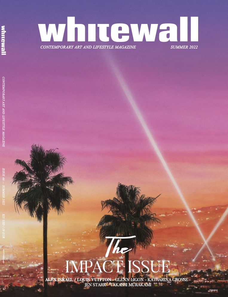 Whitewall's Summer 2022 Impact Issue cover featuring Alex Israel
