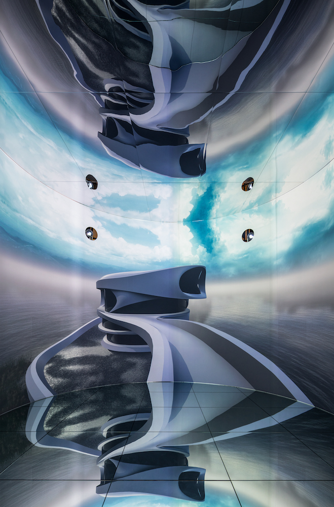 "Meta-Horizons: The Future Now" by Zaha Hadid Architects and Refik Anadol Studio