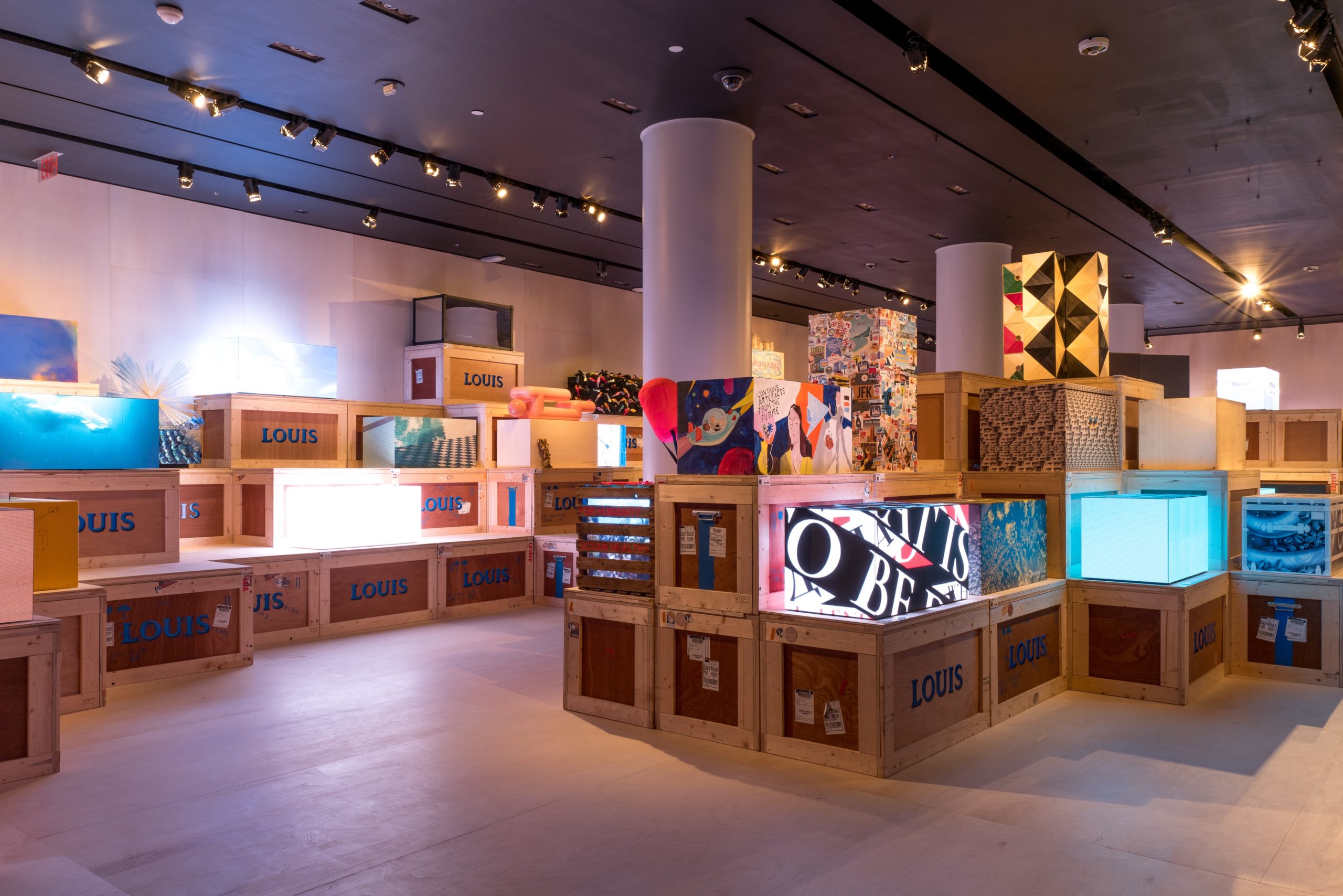 "200 Trunks, 200 Visionaries: The Exhibition" in New York