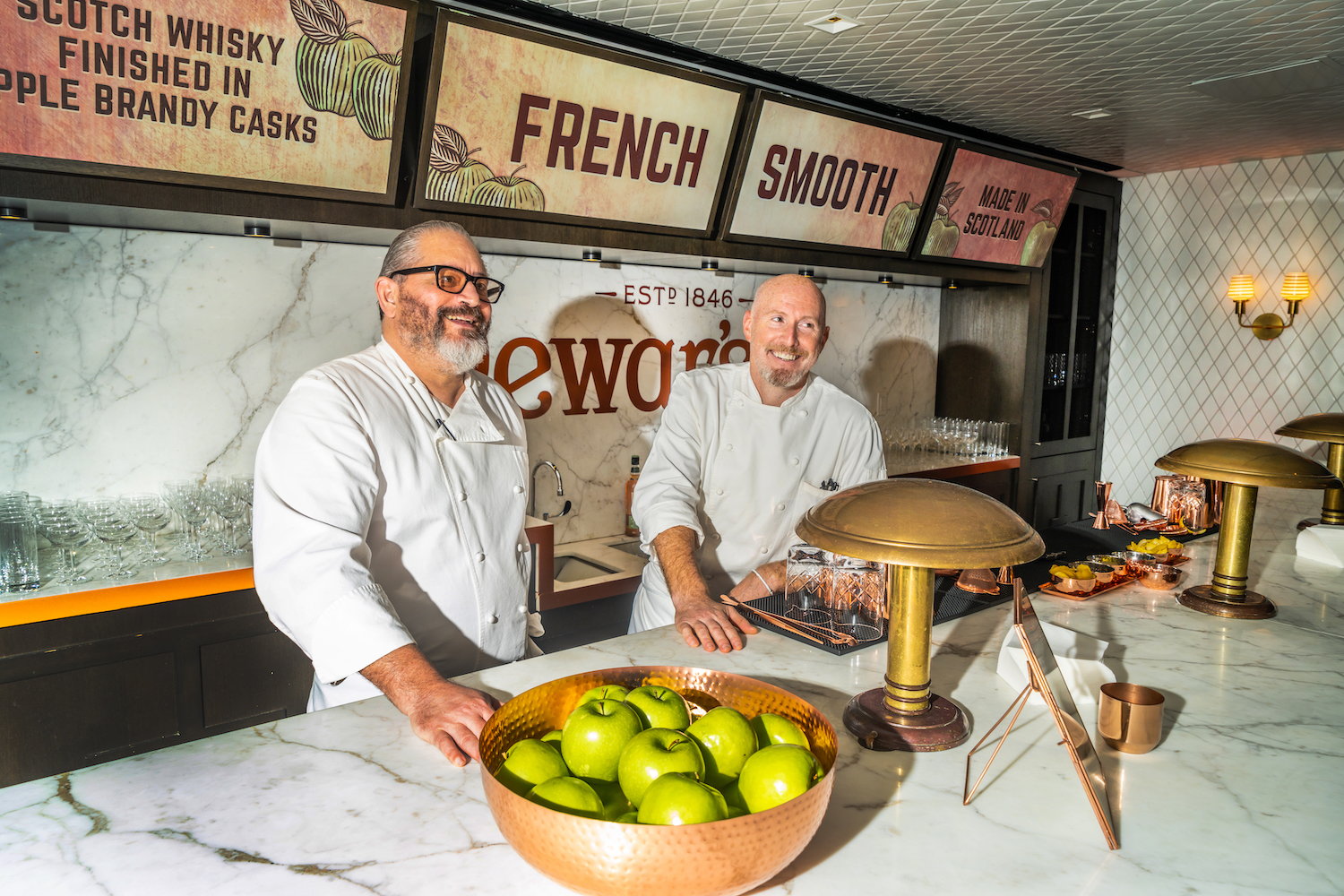 Chef Riad Nasr and Chef Lee Hanson launch Dewar