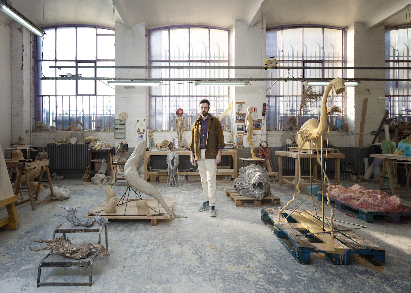 Jean-Marie Appriou in his studio