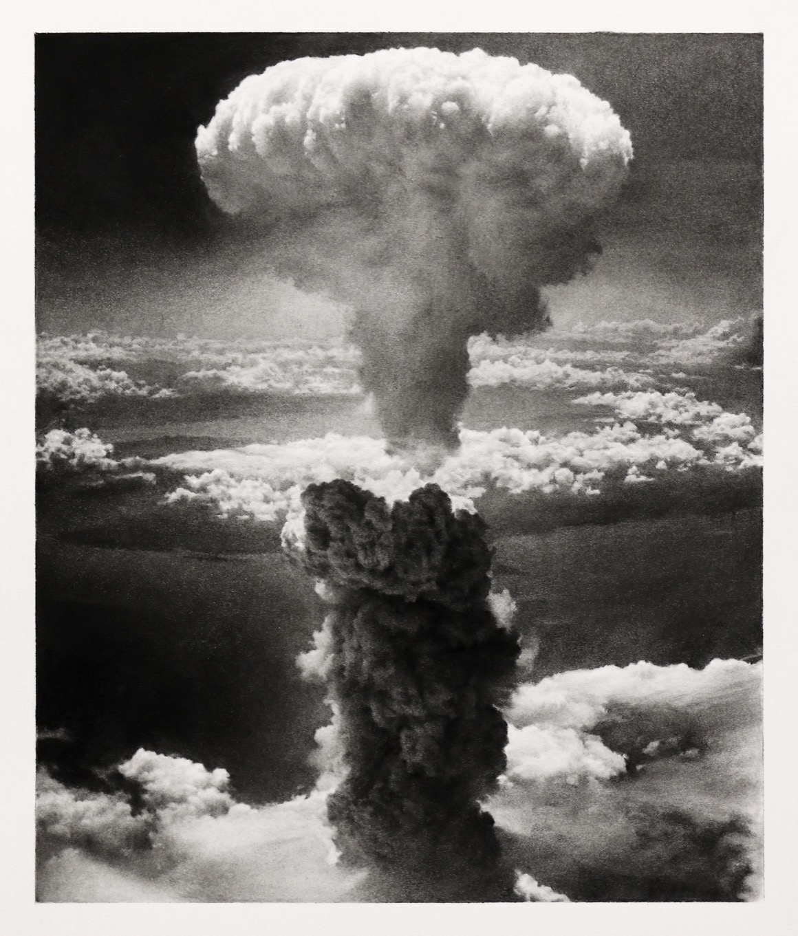 Robert Longo, "Untitled (Nagasaki Bomb, 1945)", 2022