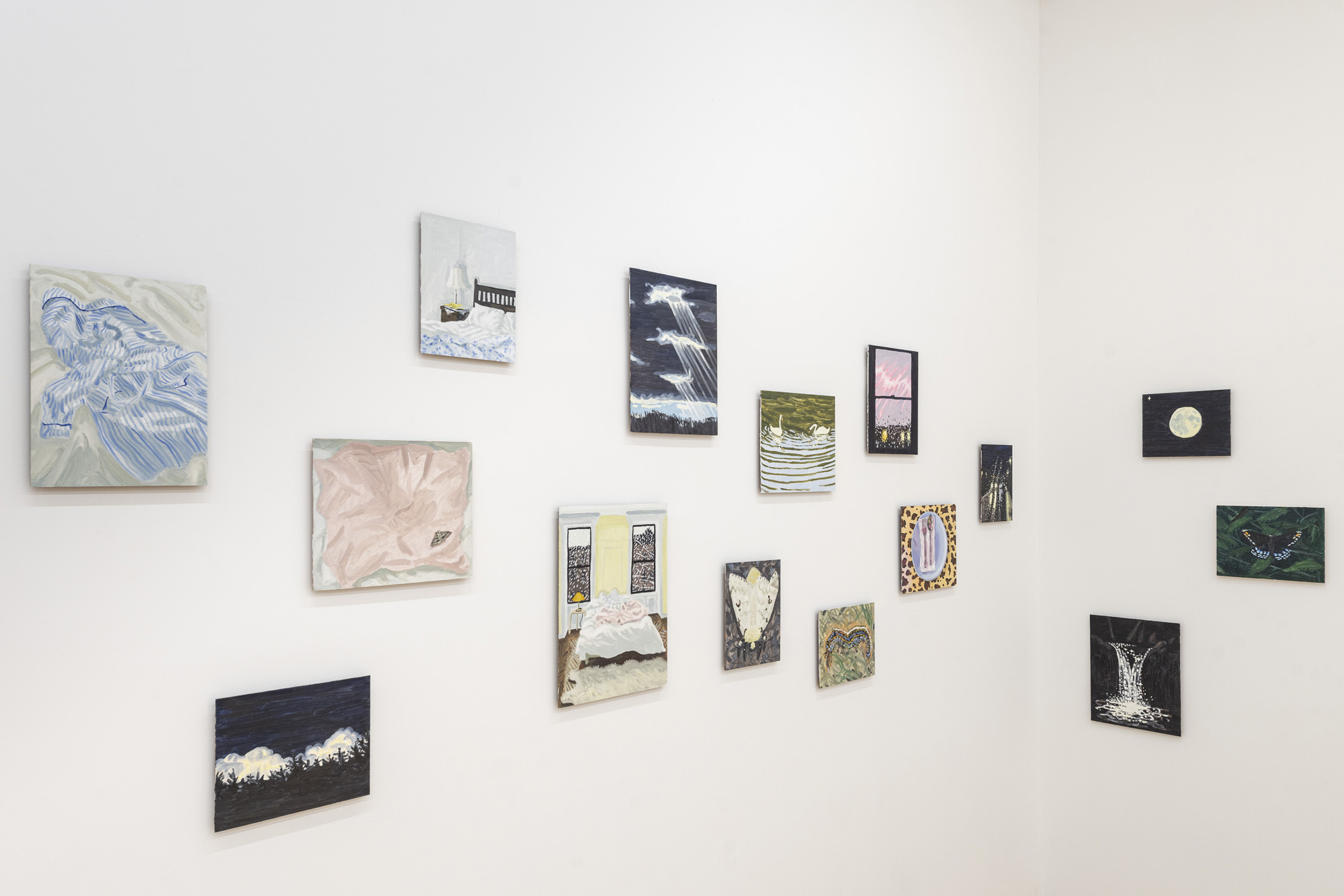 Installation view of Claudia Keep's 