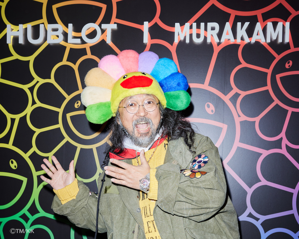 Takashi Murakami at the Hublot launch in New York
