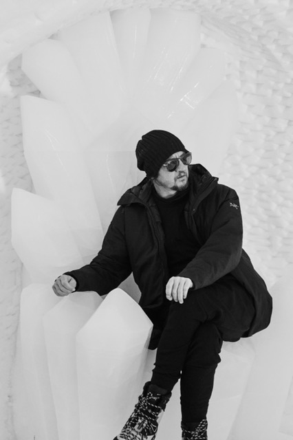 Anthony James art installation Antarctica