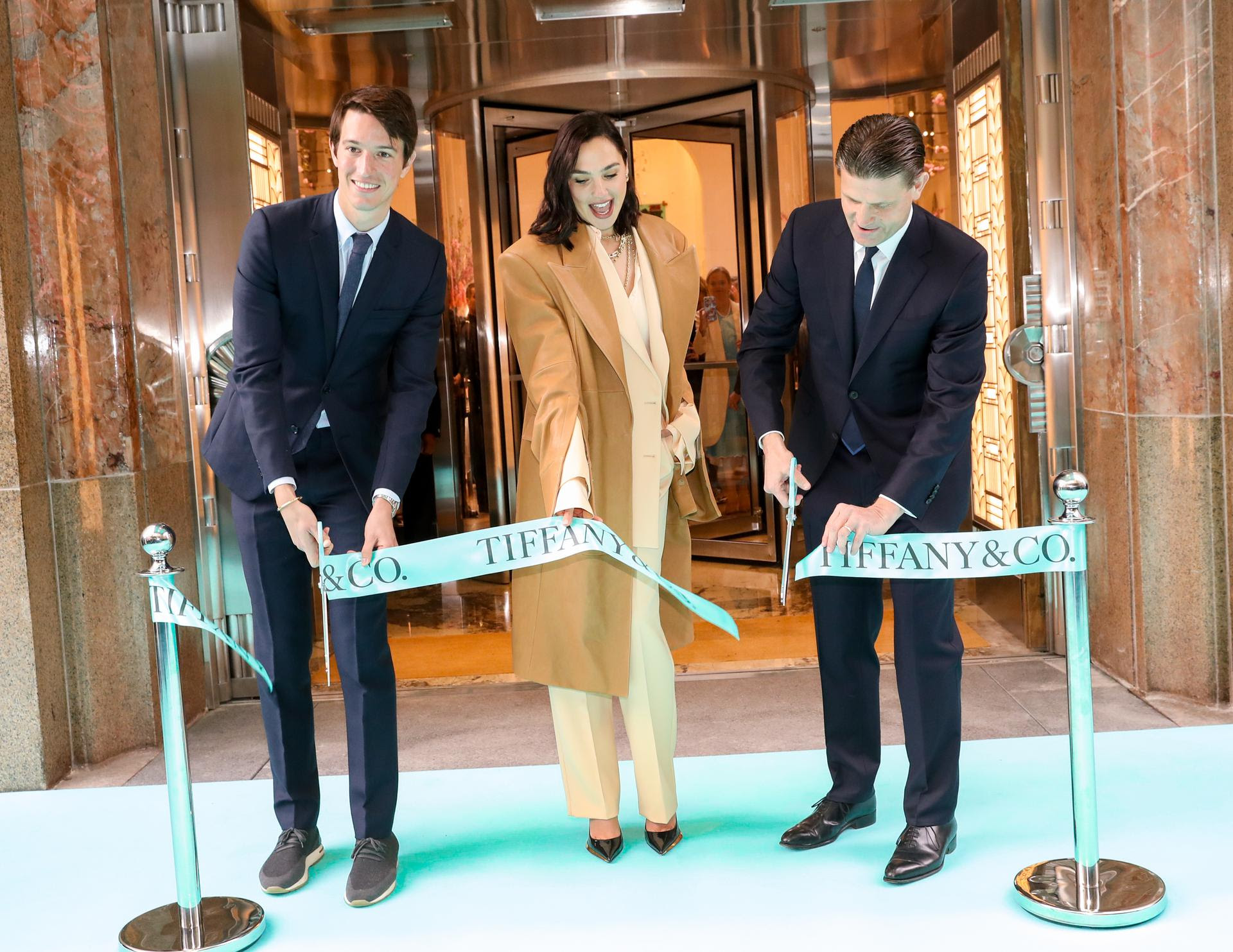 Tiffany & Co. Celebrates the Reopening of The Landmark with a Ribbon-Cutting Ceremony with House Ambassador Gal Gadot
