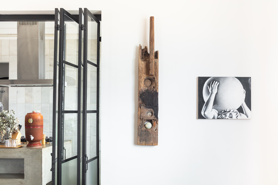 Camilla Barella article - Work by (left to right) Bené Fonteles and Wilhelm Sasnal.