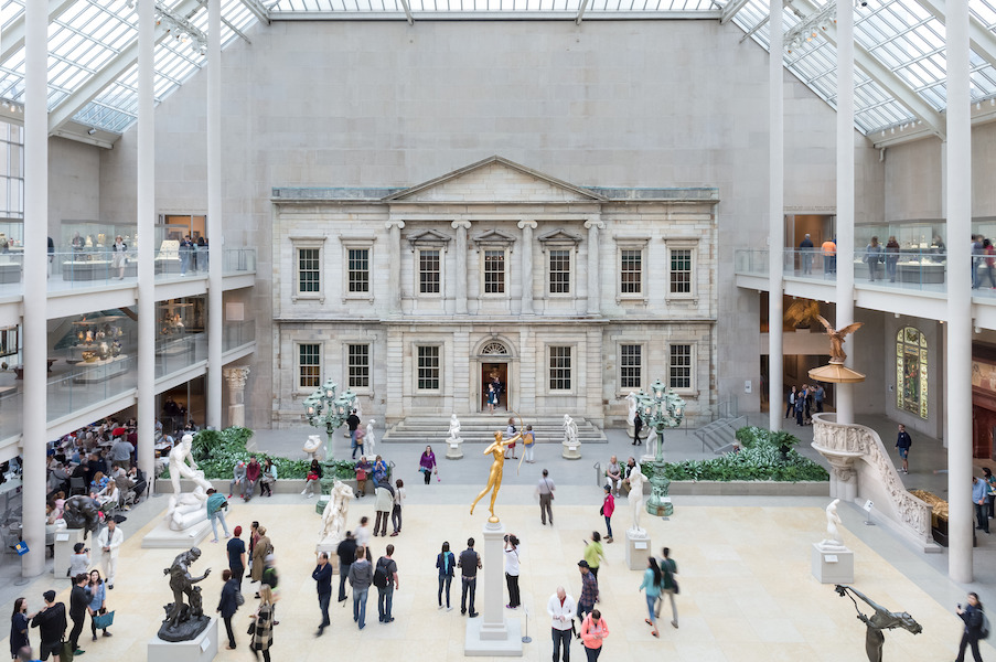 The Charles Engelhard Court in The American Wing of The Met