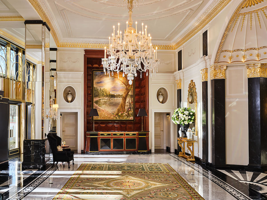 The Dorchester lobby in London