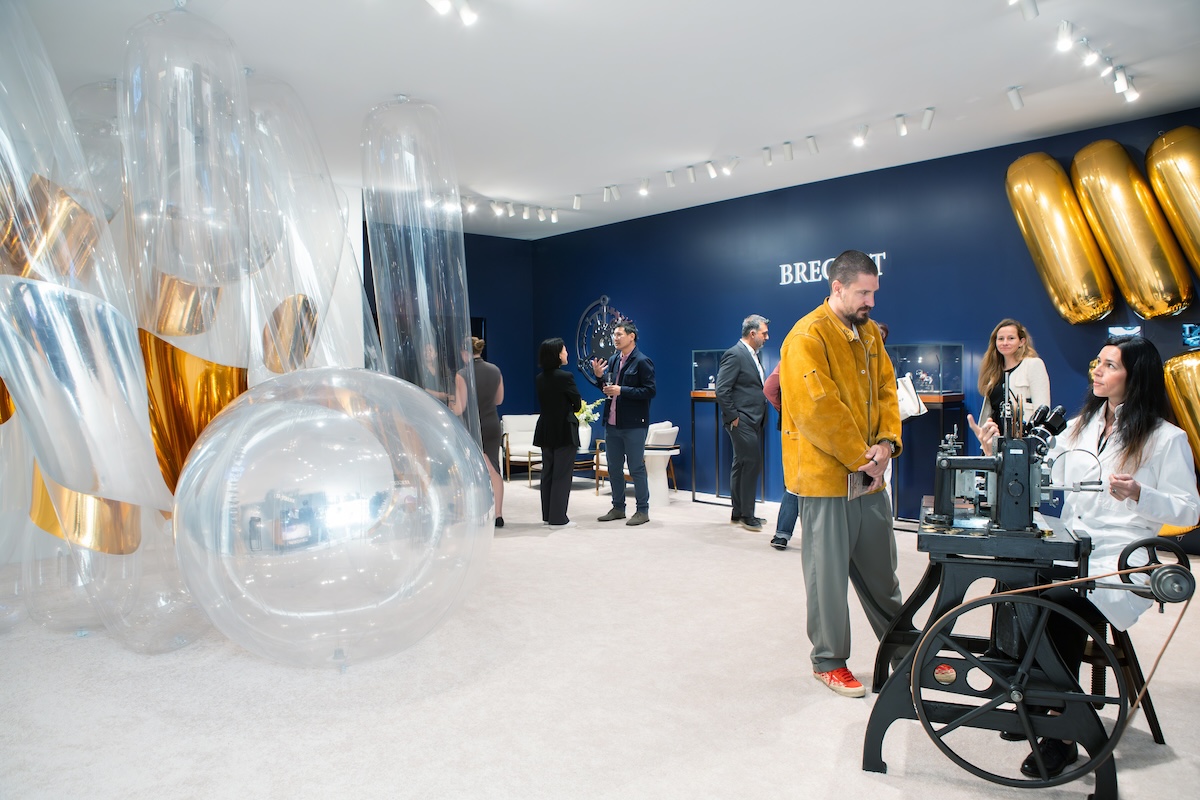 Breguet's Installation view of 