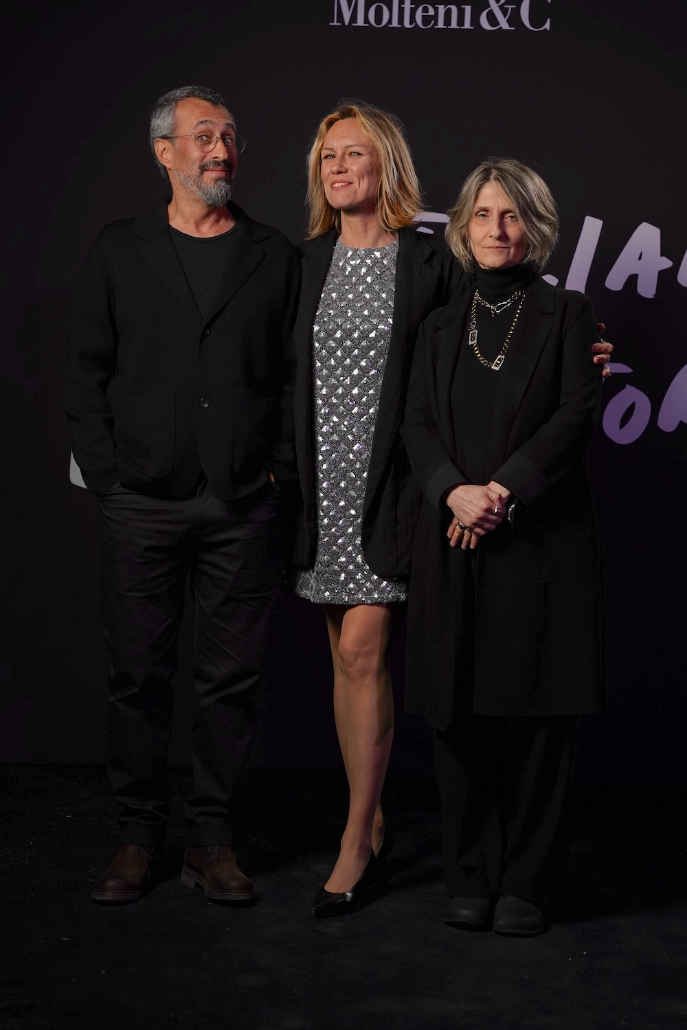 Ron Gilad, Francesca Molteni, and Vera Rossi at Molteni&C 90th anniversary Milan Design Week