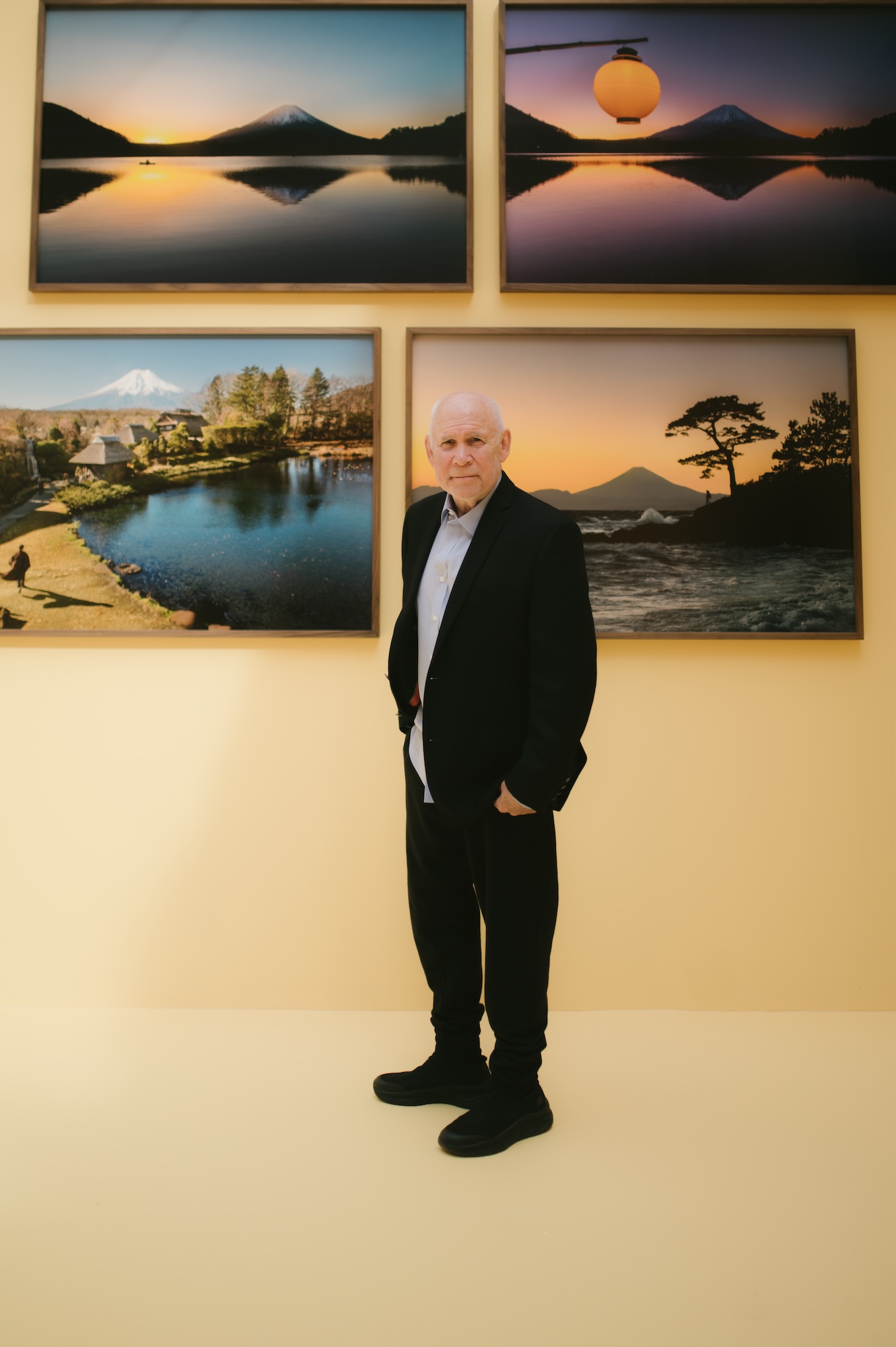 Portrait of Steve McCurry at “Emotions of the Sun” at Milan Design Week