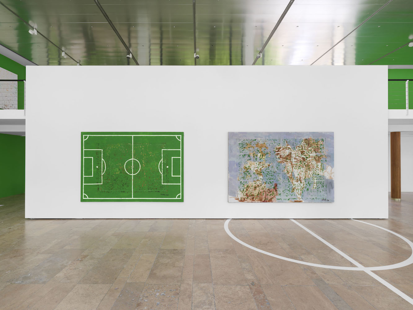 Installation view of Xie Nanxing at Capitain Petzel, Berlin