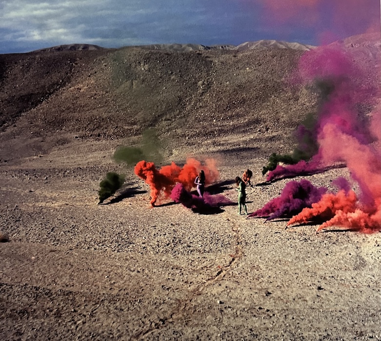 Judy Chicago pyrotechnics work detail