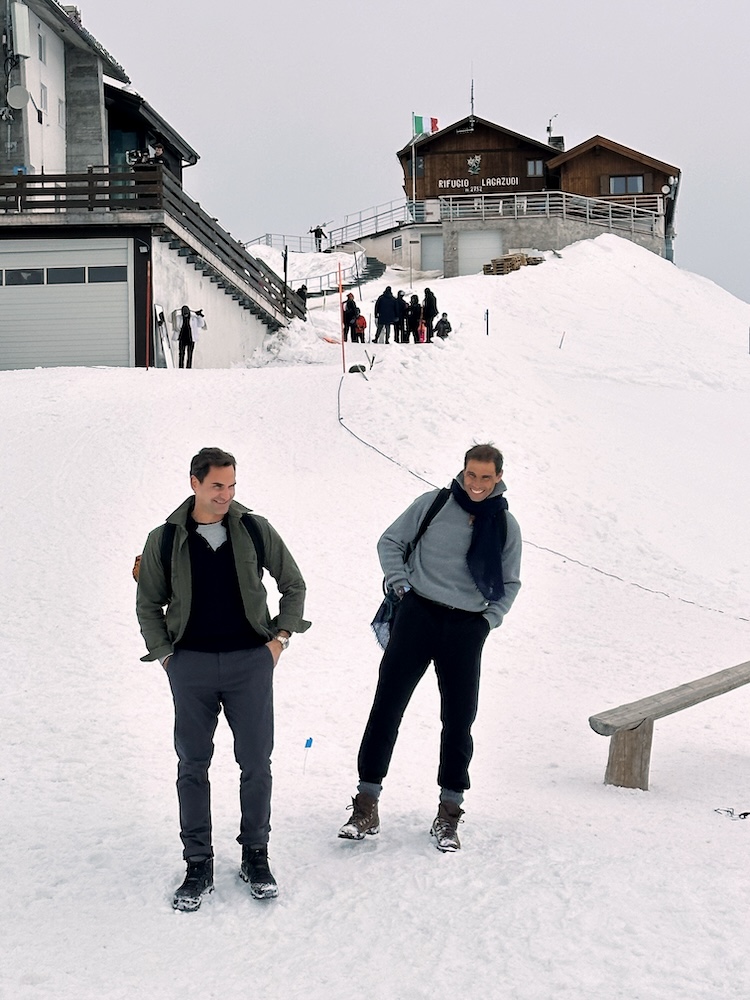 Roger Federer and Rafael Nadal in Louis Vuitton’s New Core Values Campaign