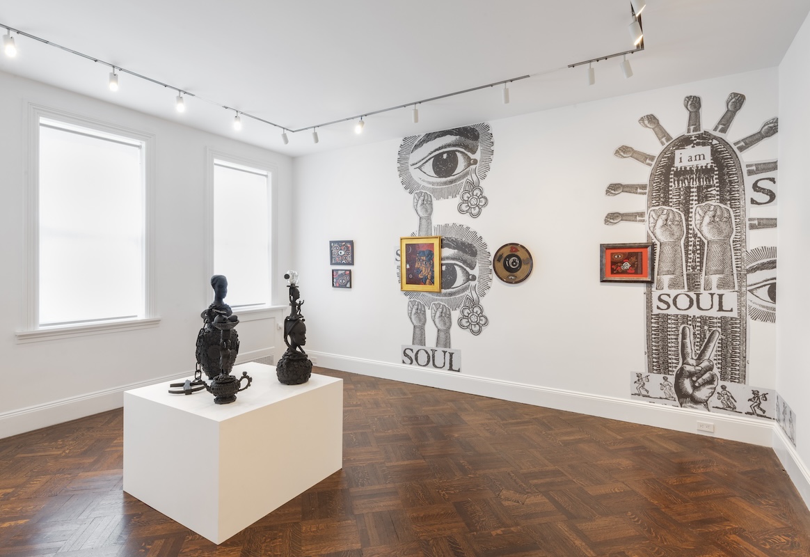 Installation view of Jan Wade's 