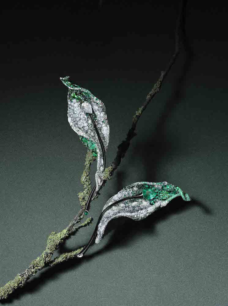 20th Anniversary Collection Leaf Brooches Cindy Chao High Jewelry