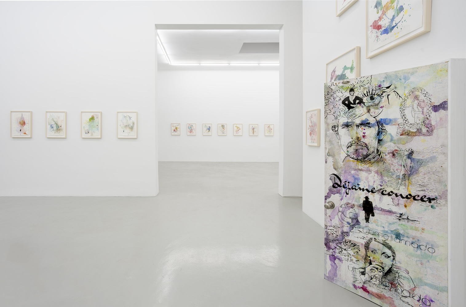 Installation view of Sébastein Léon's “A Crack in My Cosmic Egg,” 2024