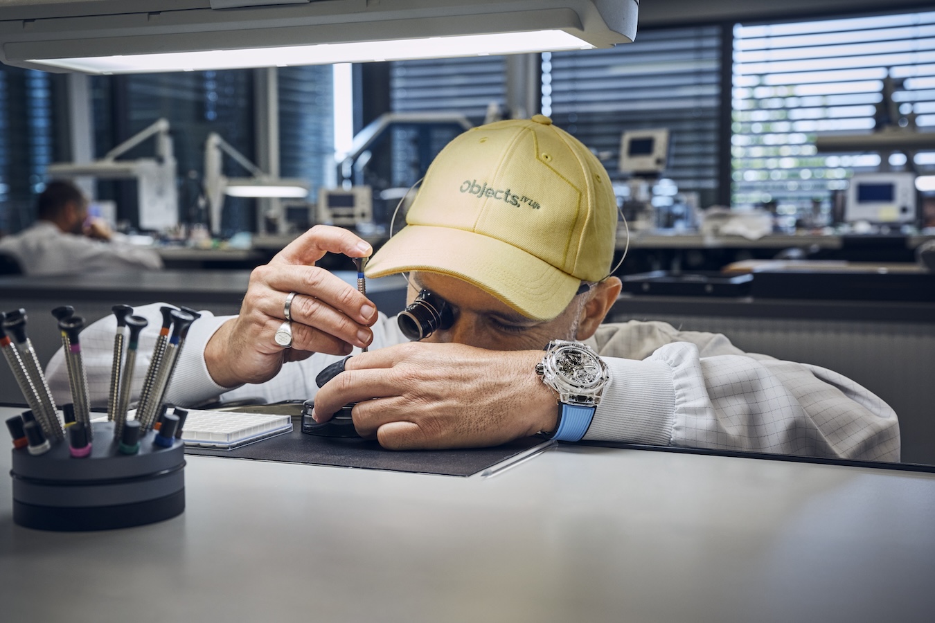 Daniel Arsham visits the Hublot manufacture