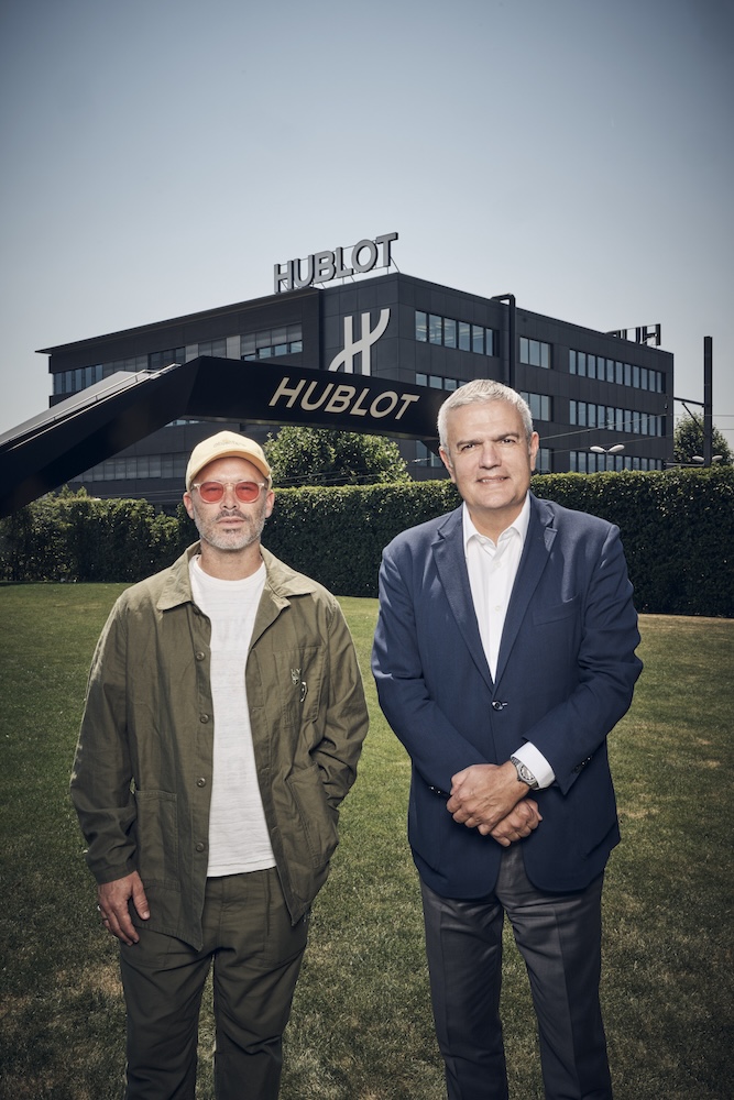 Daniel Arsham visits the Hublot manufacture