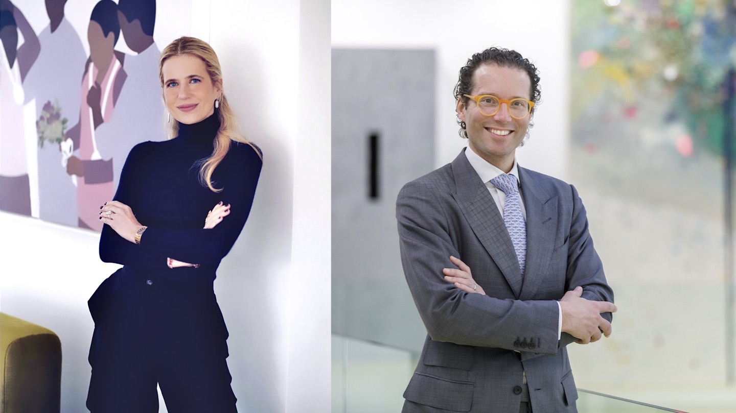 Top Basel Collectors, Christine Wuerfel Staussand Nicolas Syz.