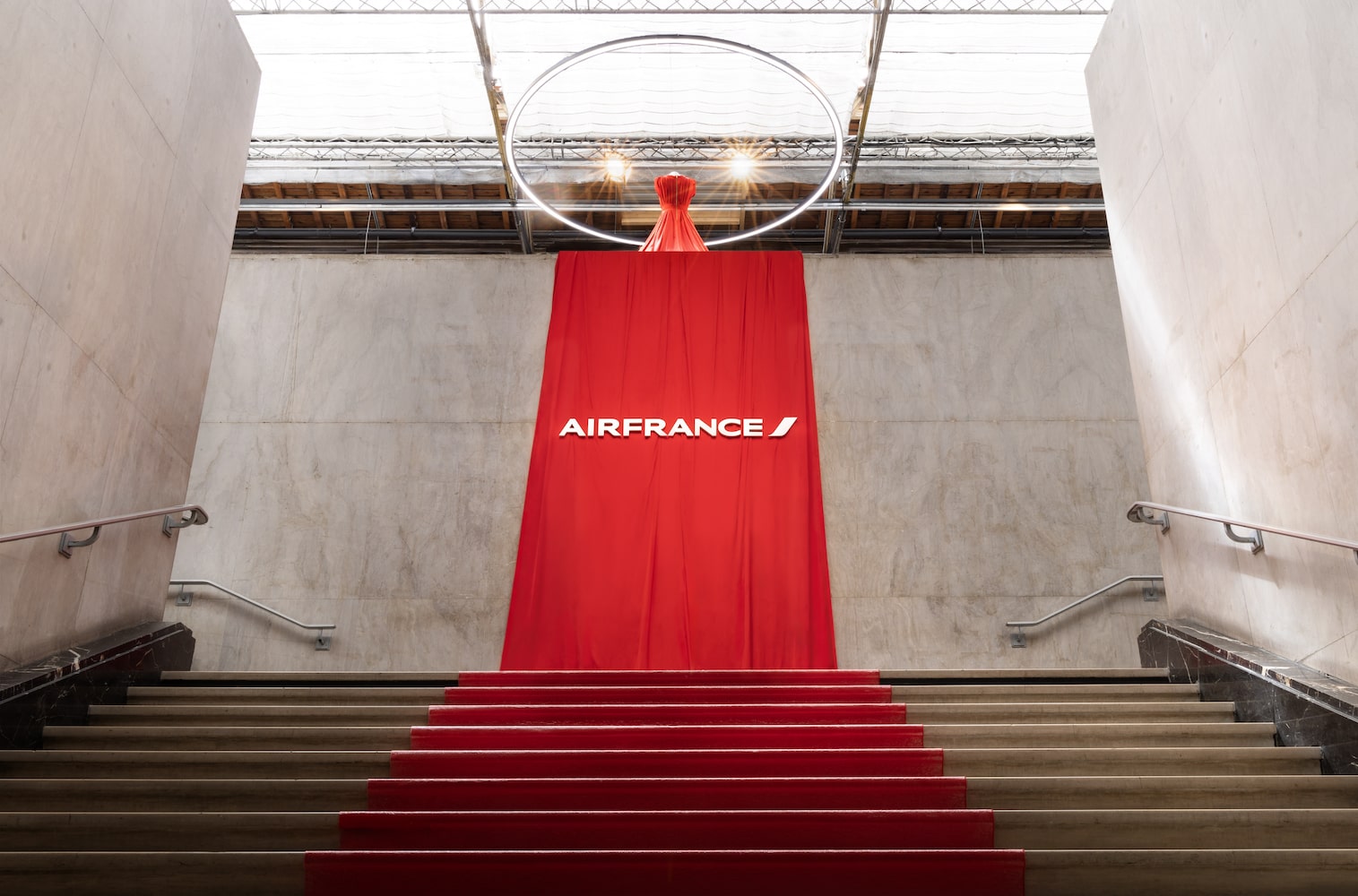 Installation view of Air France at Palais de Tokyo, © Air France.