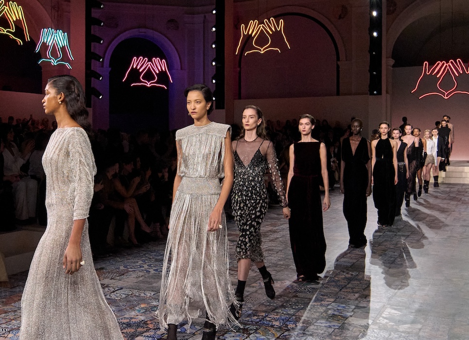 The Dior Fall 2024 finale at The Brooklyn Museum