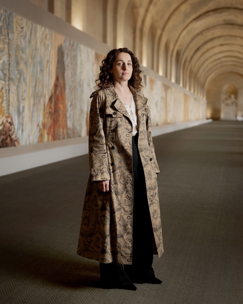 Portrait of Eva Jospin at the Versailles exhibition