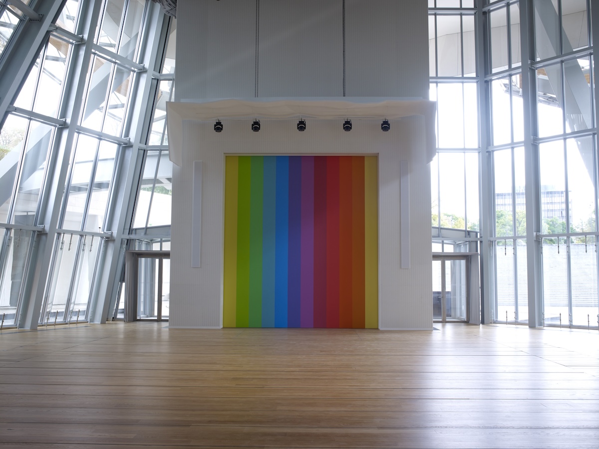 Installation Shot of Ellsworth Kelly's "Spectrum VIII," 2014, © Ellsworth Kelly Foundation