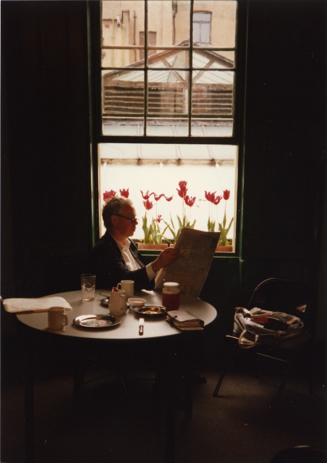 Howard Hodgkin at home in London, c. 1984