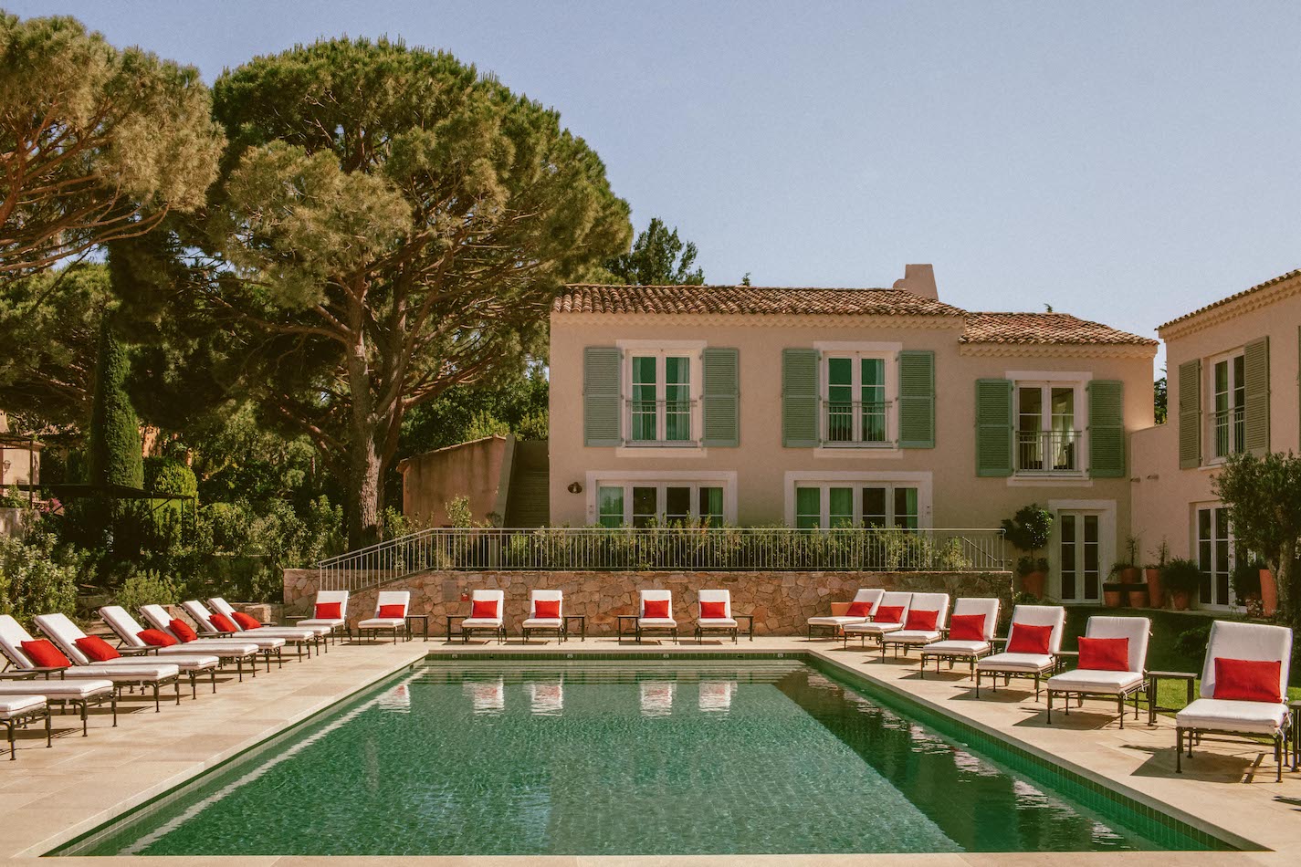 Hotel Lou Pinet Saint-Tropez, photo © Matthieu Salvaing.