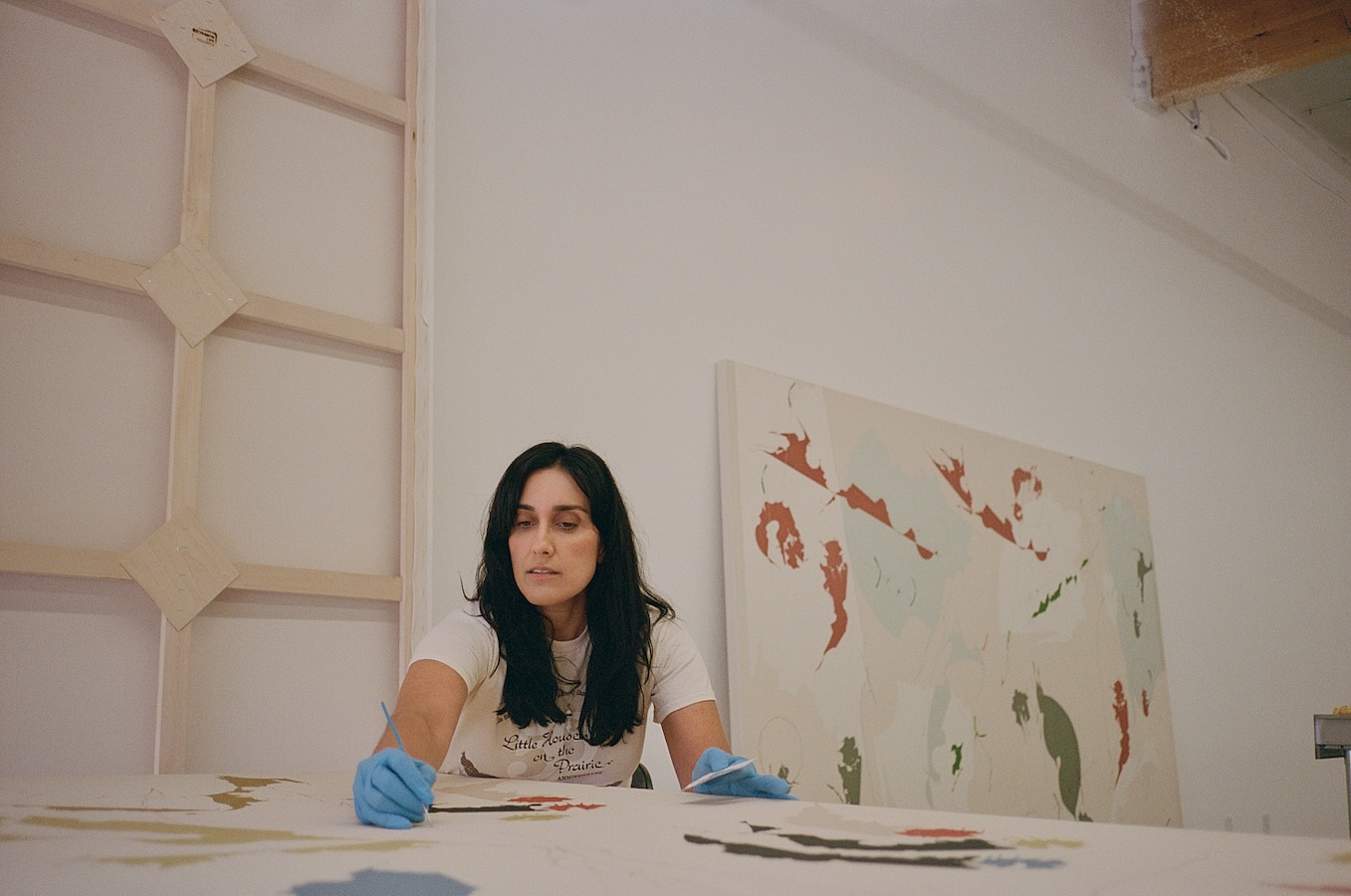 Maysha Mohamedi in her studio