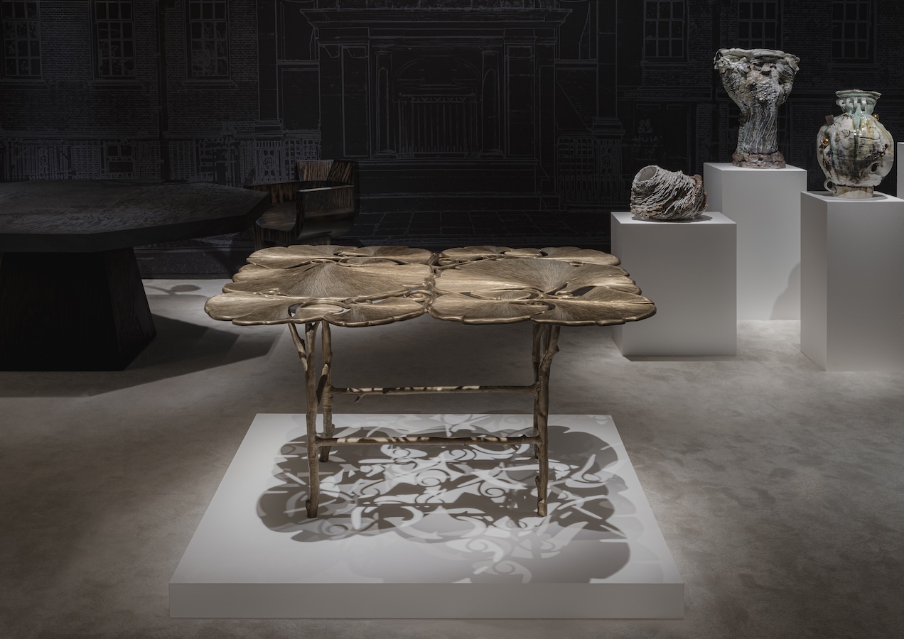 Claude Lalanne’s Ginkgo dining table