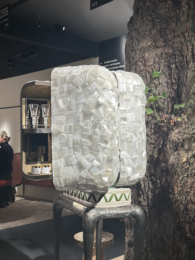 Jewelry Cabinet Selenite Cabinet at PAD London