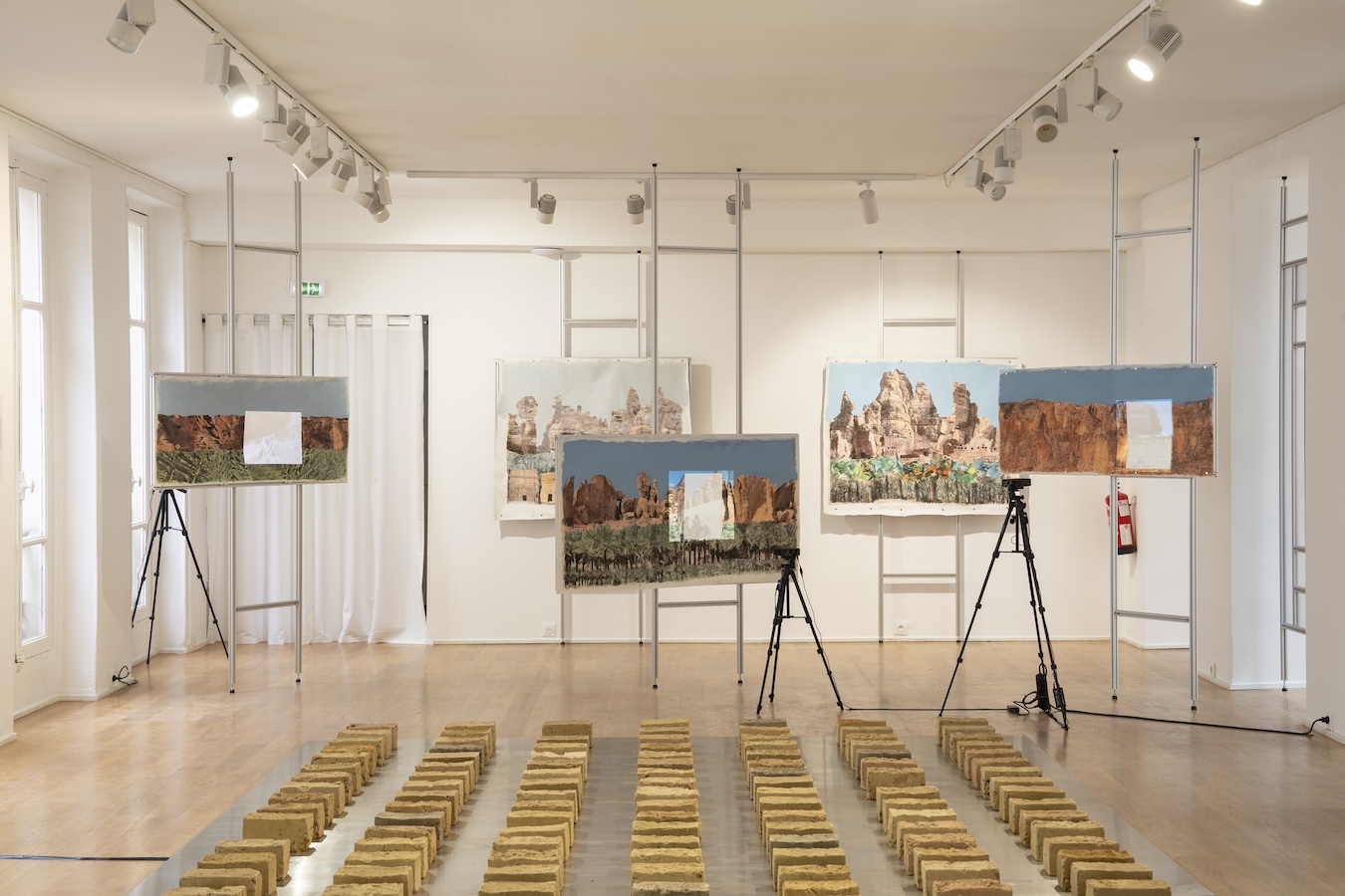 Installation view of 