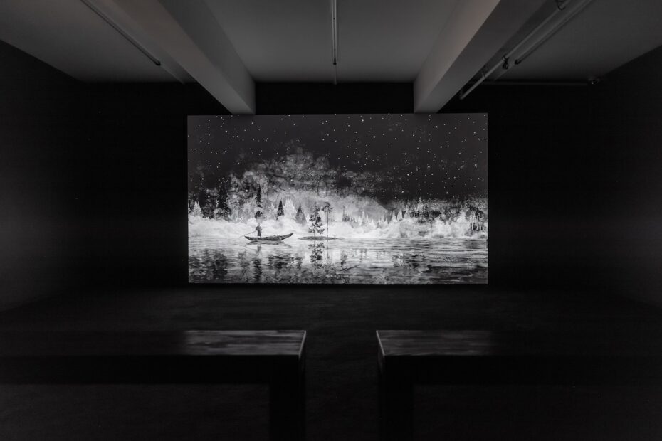 Installation view of Hans Op de Beeck's "Whispered Tales," © and courtesy of the artist and TEMPLON, Paris, Brussels, New York.