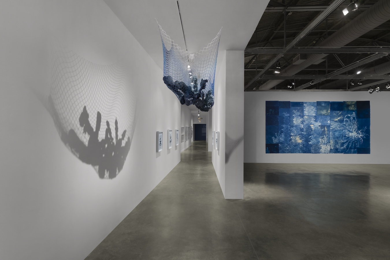 Installation view of Andrea Chung's “Between Too Late and Too Early” at MOCA North Miami