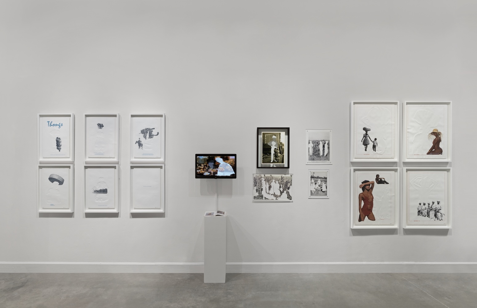 Installation view of Andrea Chung's “Between Too Late and Too Early” at MOCA North Miami