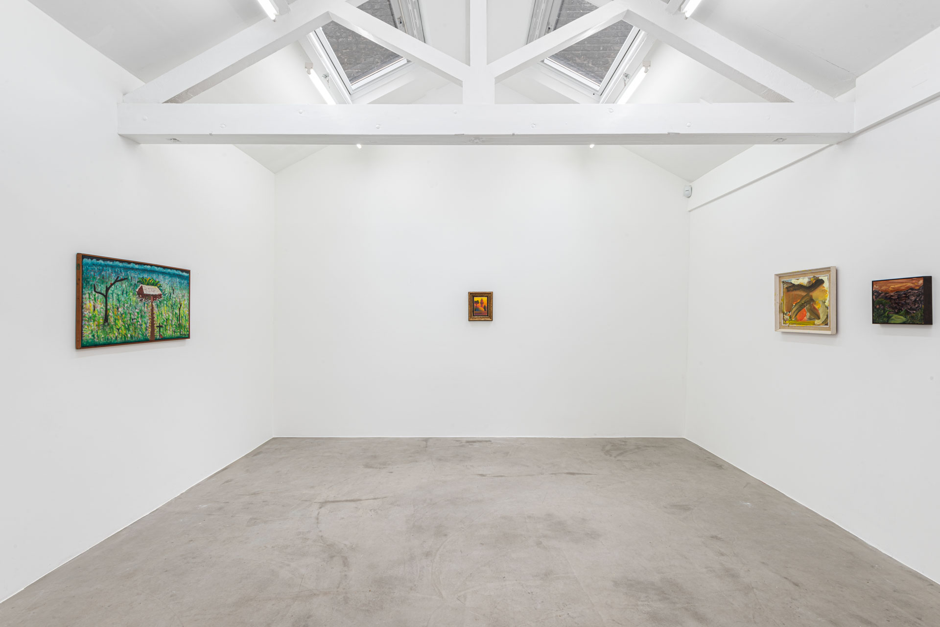 Installation view of 