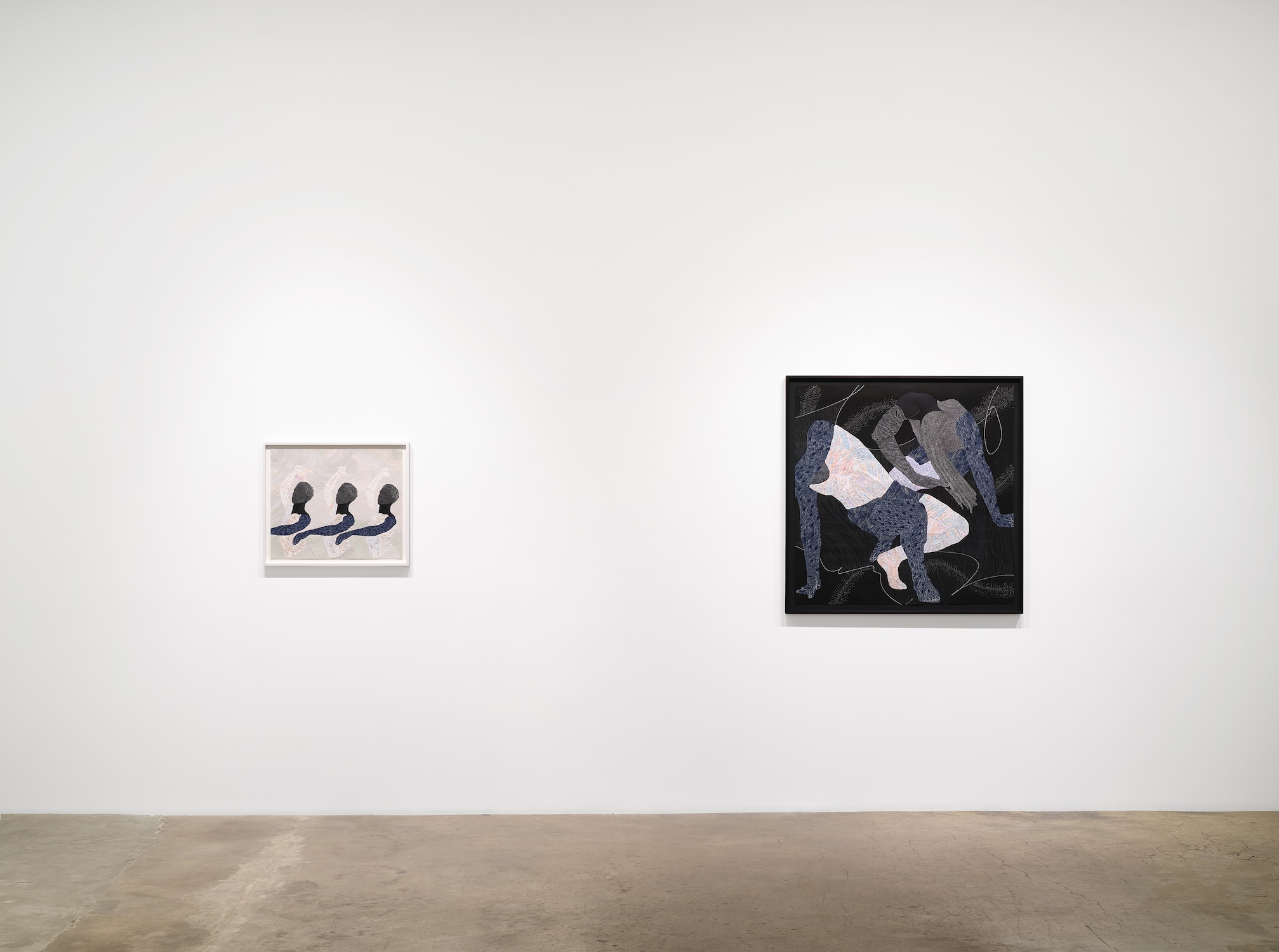 Installation view of Nate Lewis, 