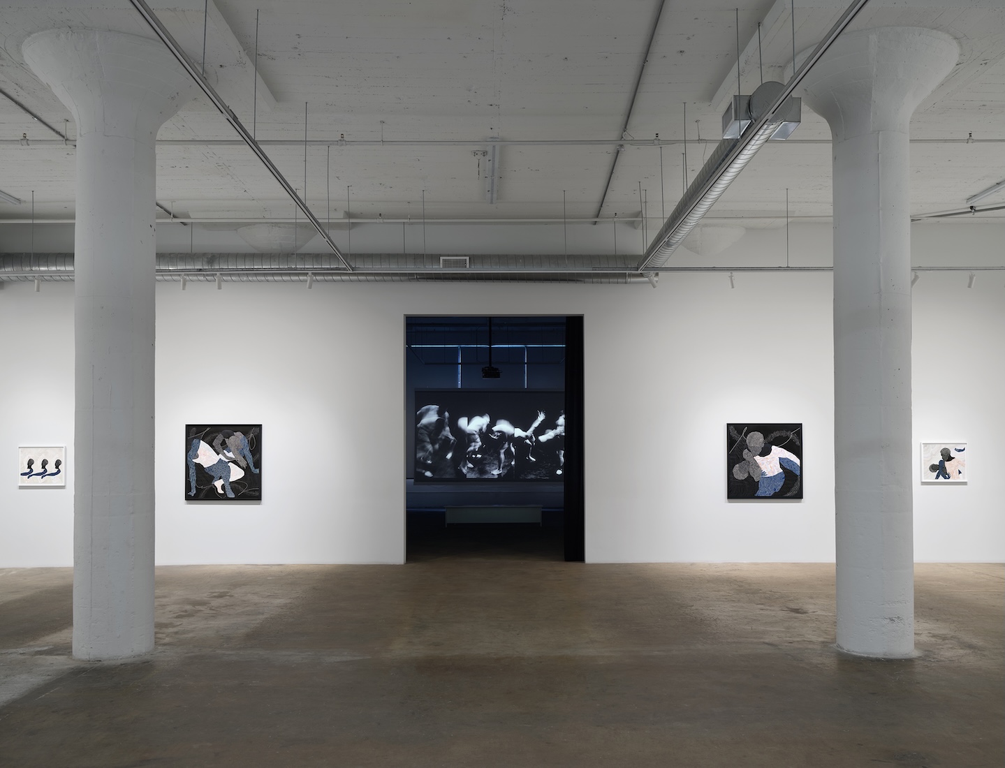 Installation view of Nate Lewis, 